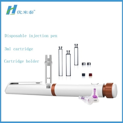 คลีนิก / Hosiptal White Diabetes Insulin Pen 3ml Cartridge ในวัสดุพลาสติก