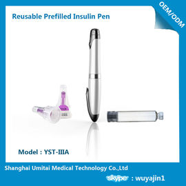Large Volume Diabetes Insulin Pen Insulin Syringe Easy Operation Silver Color